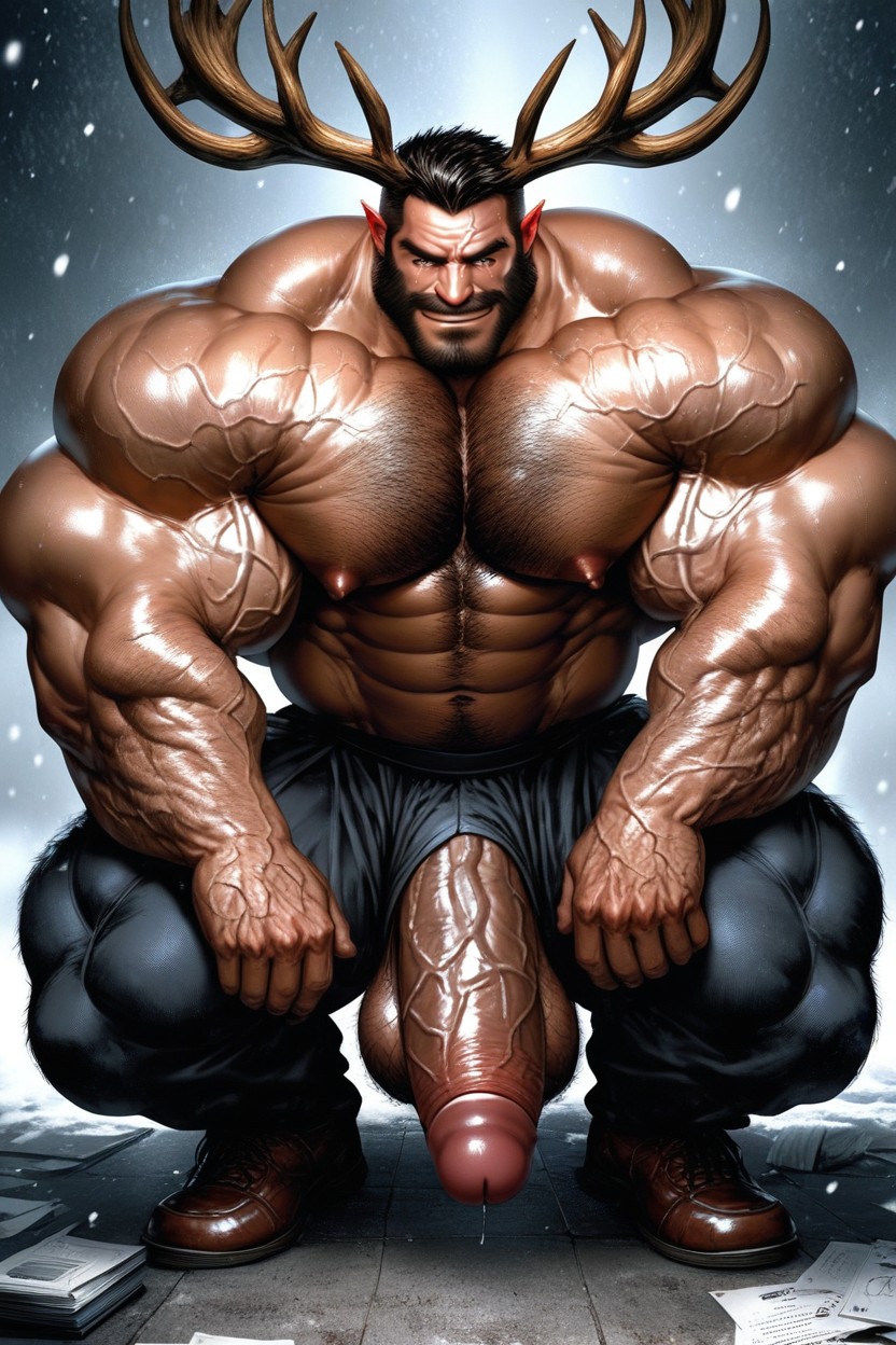 Hairy Butthole, Uncut, Unrealistic Proportions AI Gay Porn