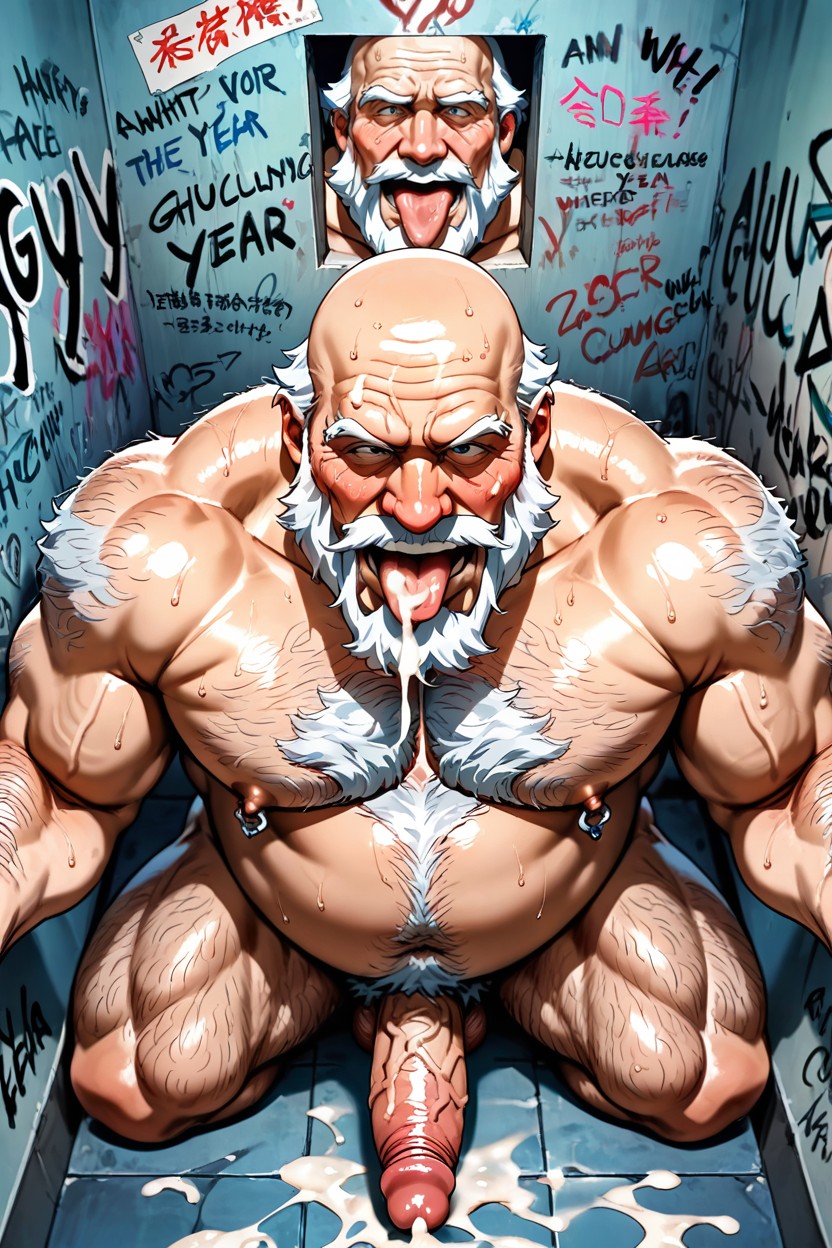 Kneeling, Sweating, Hairy Back AI同性戀黃片