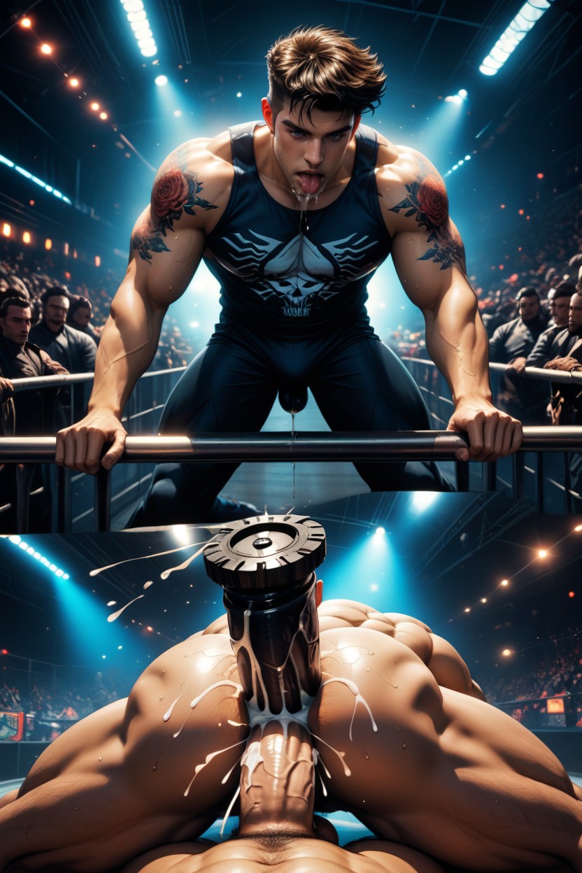 Juicy Artstyle, Pov, Thoroughly Destroyed And Left Leaking AI Gay Porn