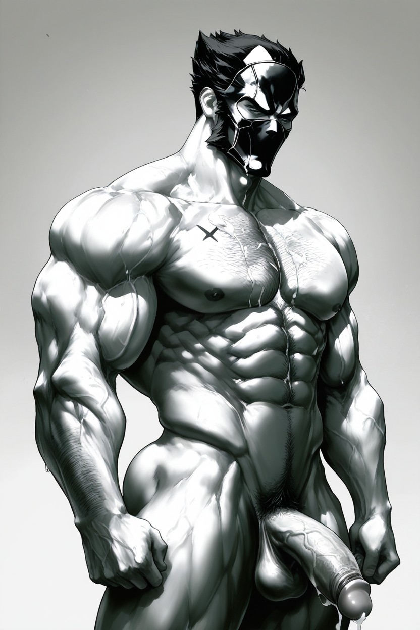 Beitemian Art, Muscular Veiny Penis, 正常 AI同性戀黃片