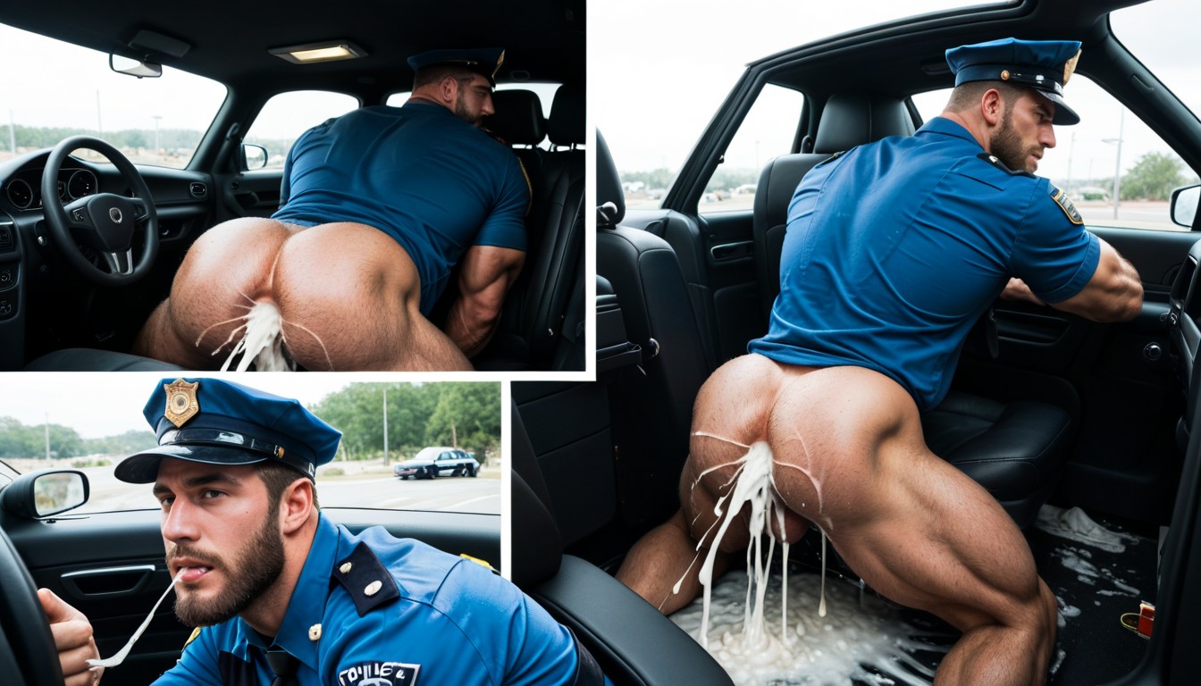 All Male Scene, Muscle Growth Still Surging And Splitting What’s Left Of The Uniform, No Women AI Gay Porn