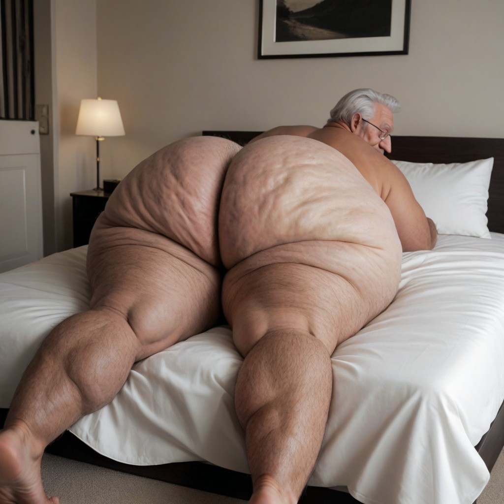 Thick Thighs, Huge Boory, Fat Back AI Gay Porn
