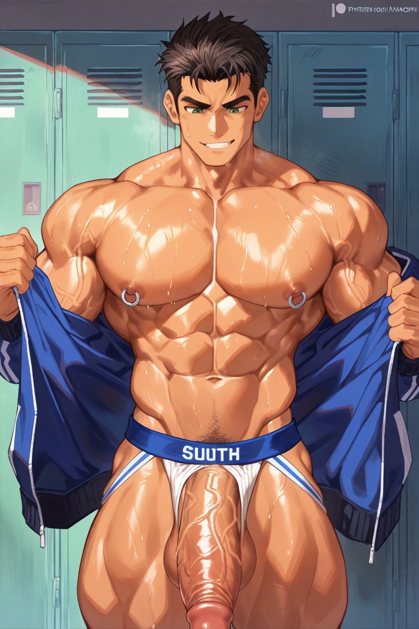 Girthy, 18+, Huge Dick AI Gay Porn