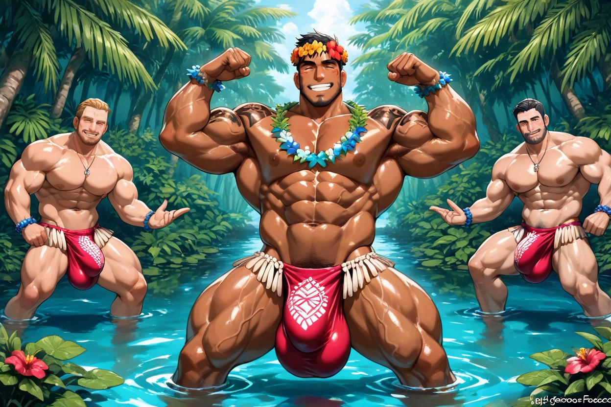 Get Ripper And Toned, Hd, 2 People AI Gay Porn