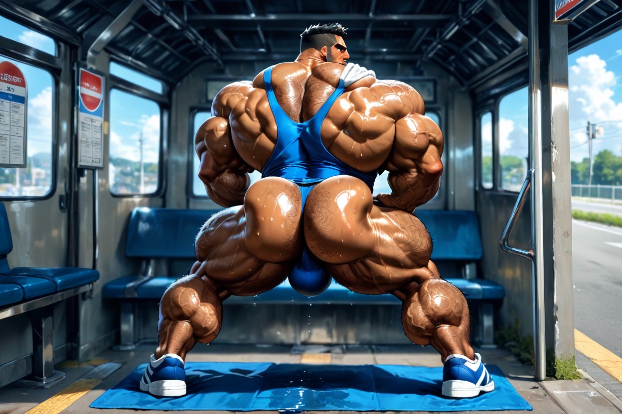 Naked, Detailed Muscles, 全身 AI同性戀黃片