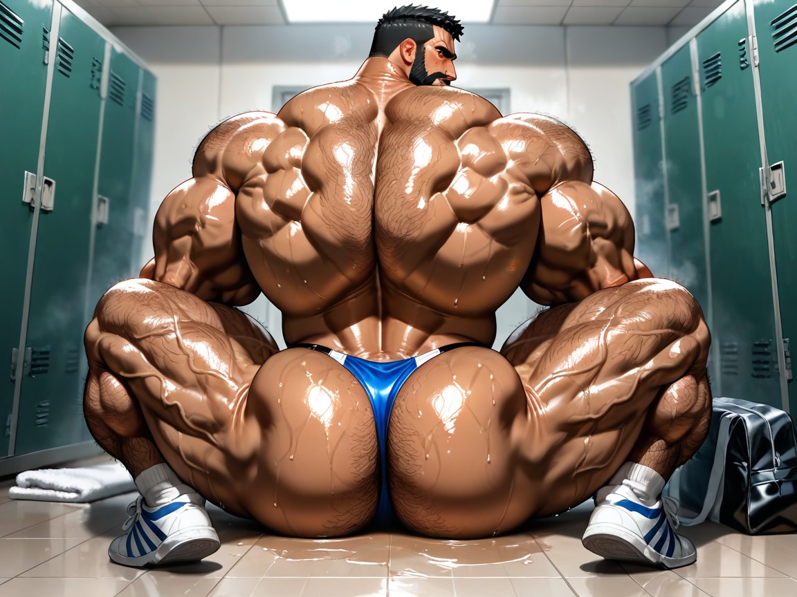 Muscular Body, Huge Muscles, Veiny Legs AI同性戀黃片