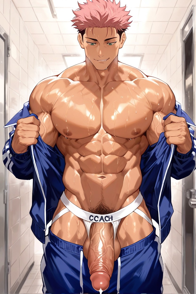 Artistnayoshi, Smooth Chest, Veiny Muscle AI Gay Porn