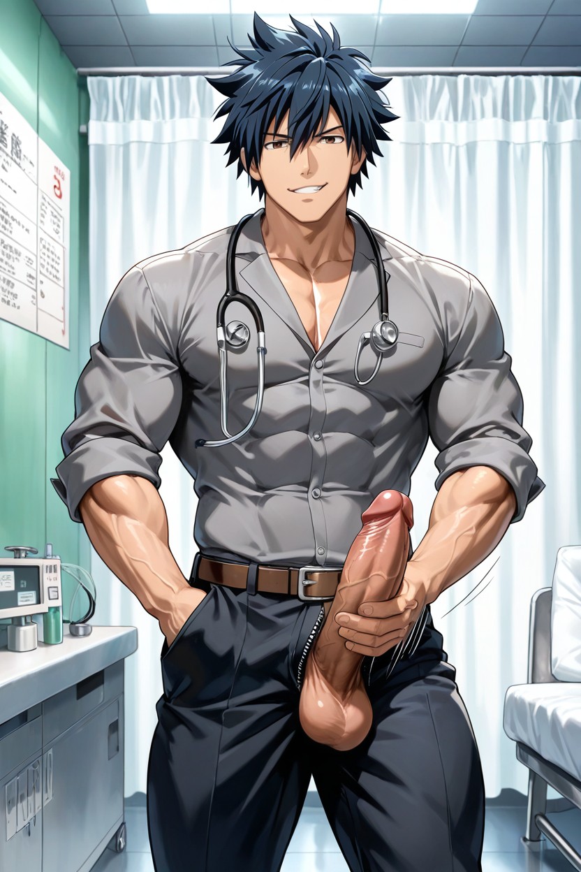 Black Pants, Black Hair, 正常 AI同性戀黃片