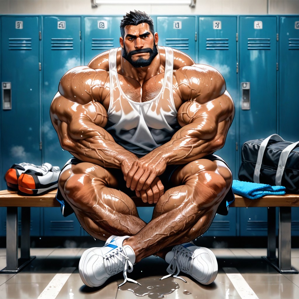 Handsome, Gym Bag, Towel AI同性戀黃片
