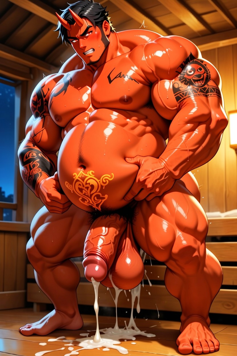 18+, Dark, Giant Hairy Daddy Is Significantly Larger And Taller Than Male Bottom Porno gay IA