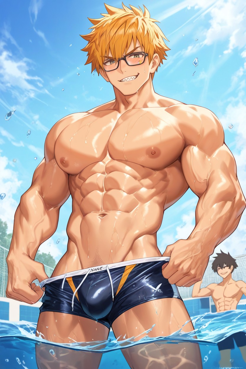 No Pubic Hair, Ultra-detailed, Smallcircumference Waist AI同性戀黃片