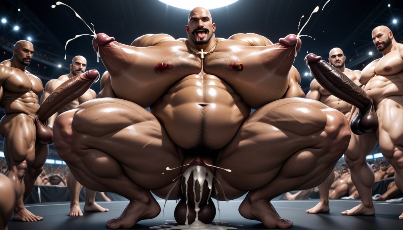 Massive Ass, Erect Penis, Erect Penis Pornografia gay com IA
