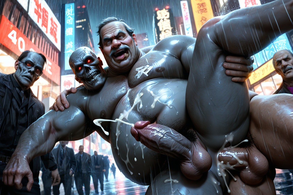 Angry, Night, Zombie Anal Sex AI Gay Porn