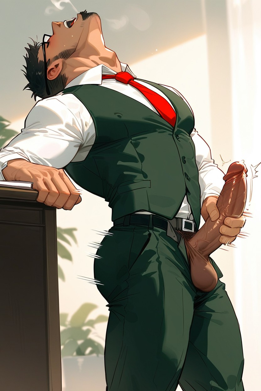 Penis Through Fly, Feet Out Of Frame, Muscular AI同性戀黃片