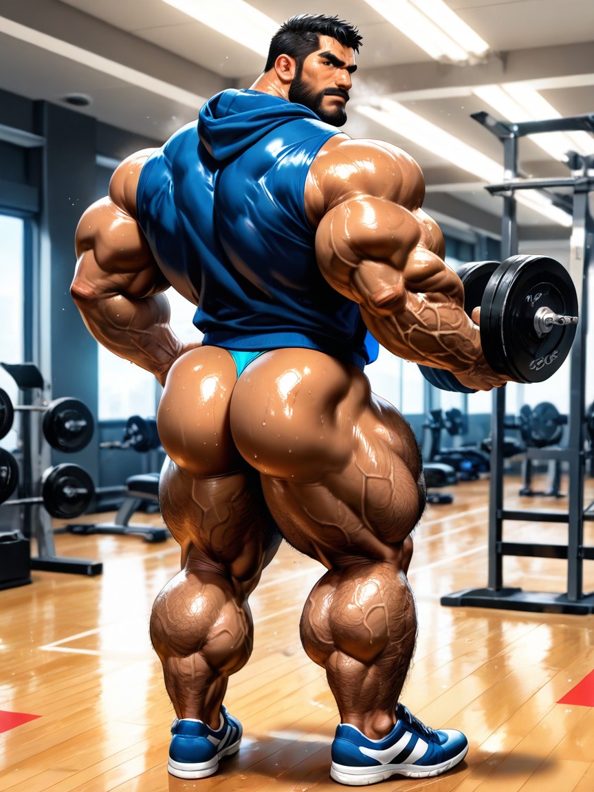 Handsome, Cuerpo Completo, Muscular Legs Porno gay IA