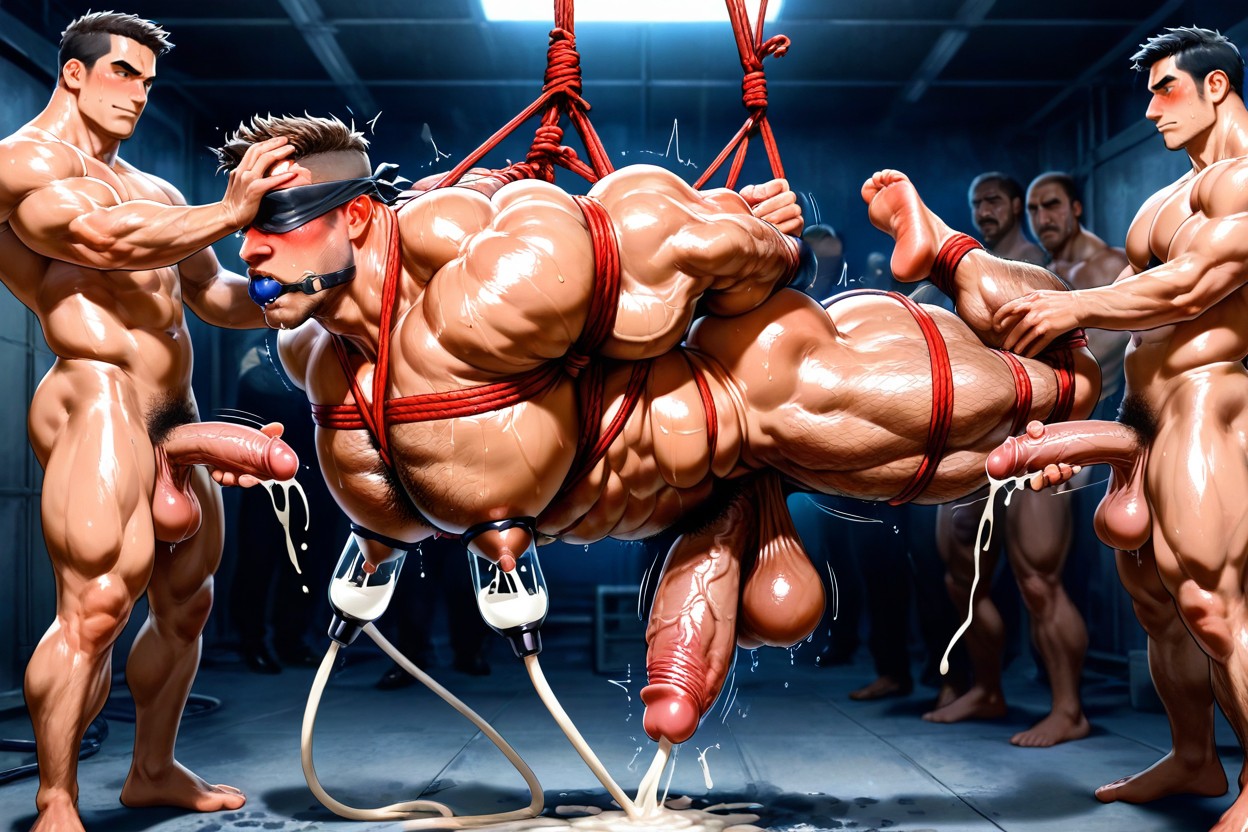 Motion Lines, Conjunto Bondage, Inside Clean Warehouse Porno gay IA