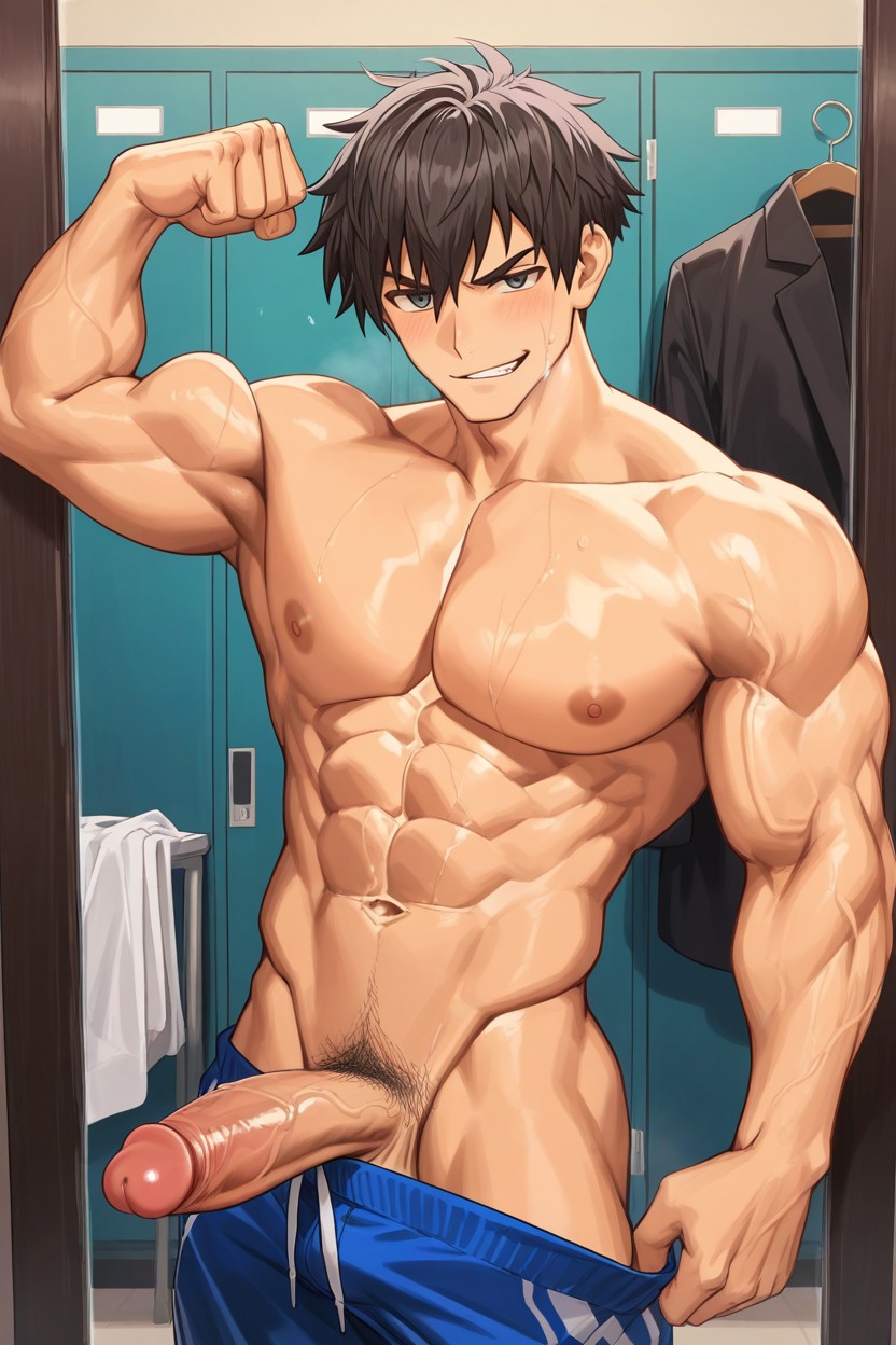 Own's Erected Penis, Own's Erected Penis, Boyish Face AI同性戀黃片