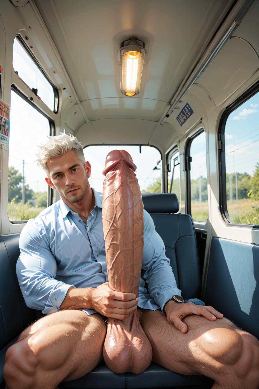 Oversize Hyper Long Veiny Cock, No Women, No Females Porno IA Gay