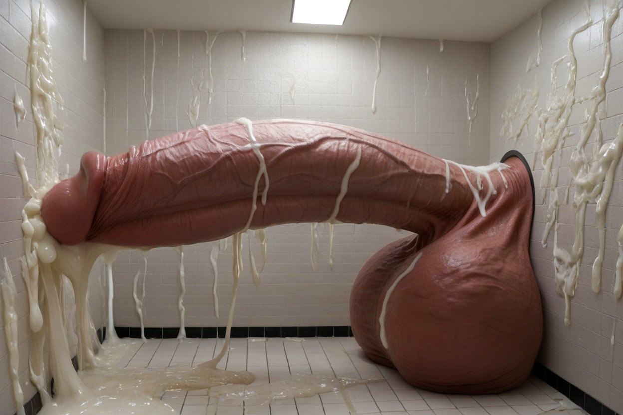 Mushroom Cock, Ridiculously Oversized Cock, Gigantic Glans KI Schwulenporno