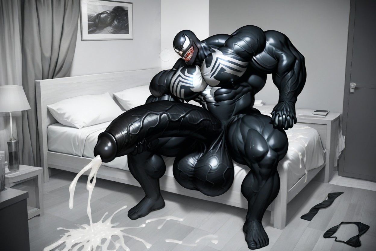 Impossibly Long Hyper Penis, Huge Ass Big Ass, Culo Mediano Porno gay IA