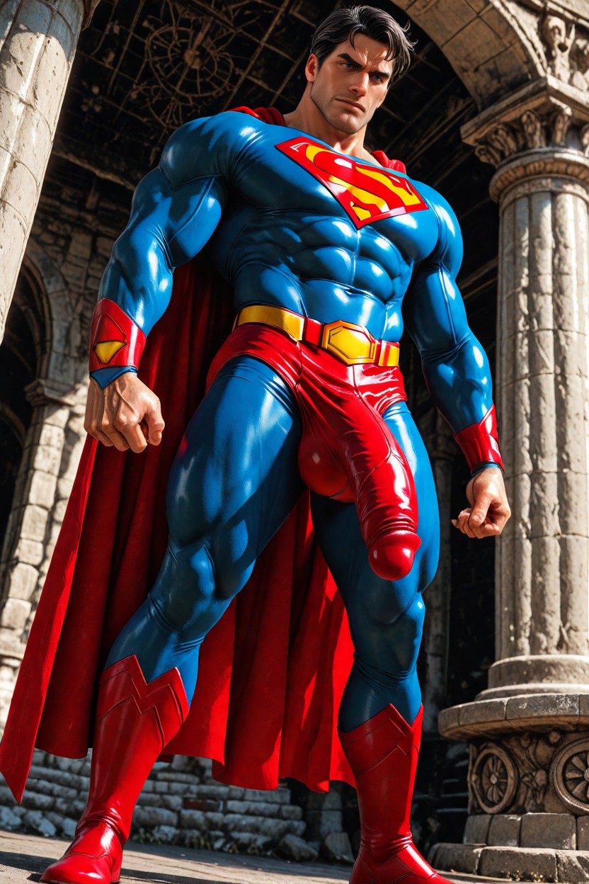 Superhéroe, Handsome, V Shaped Torso Porno gay IA