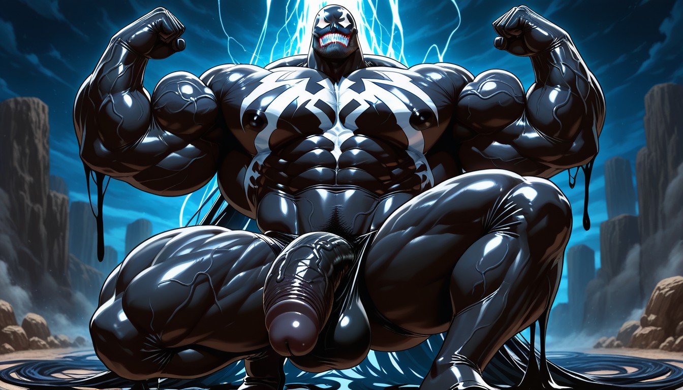 Gigantic Long Penis, Cock Bigger Than Leg, Hyper Nipples AI Gay Porn