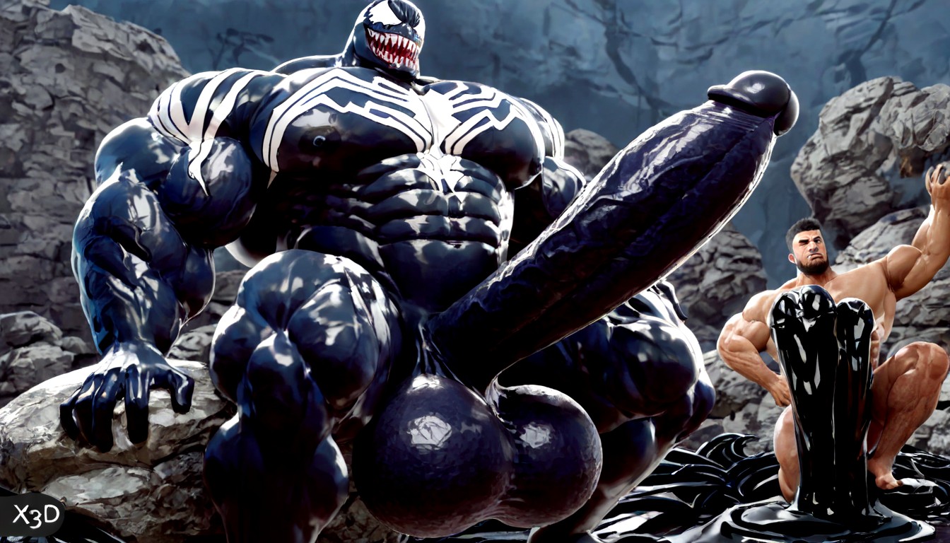 Powerful Thick Thighs, Oversize Muscle, Venom AI同性戀黃片