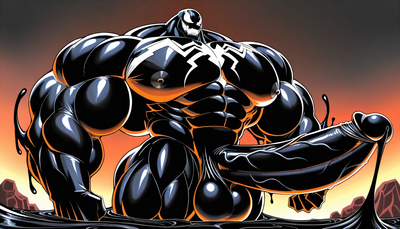 Oversized Muscles, Oversized Hyper Gigantic Cock, 难以置信的超长阴茎 AI同性戀黃片