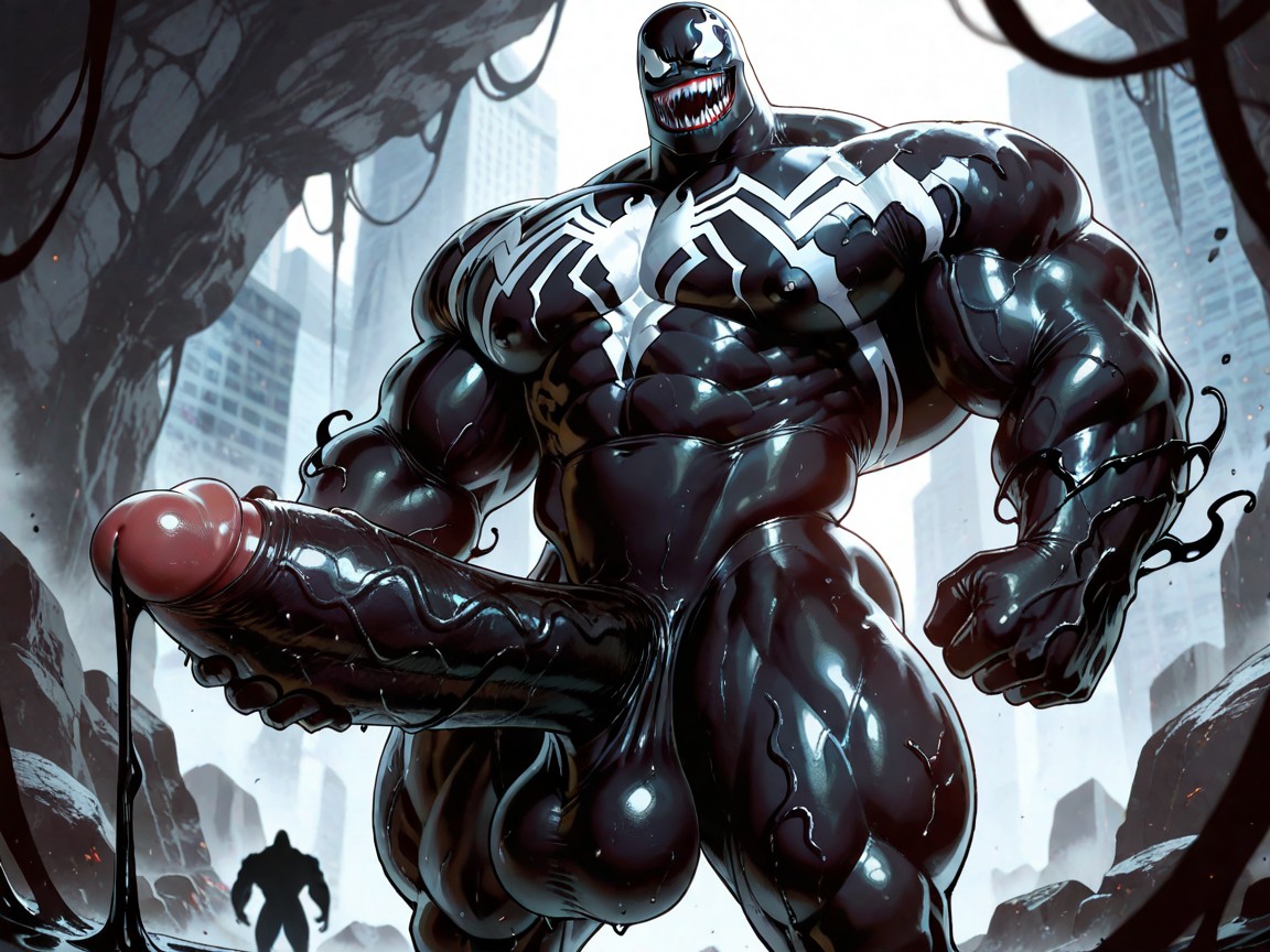 Cock Bigger Than Leg, Penis Bigger Then Leg, Oversize Muscle Porno IA Gay