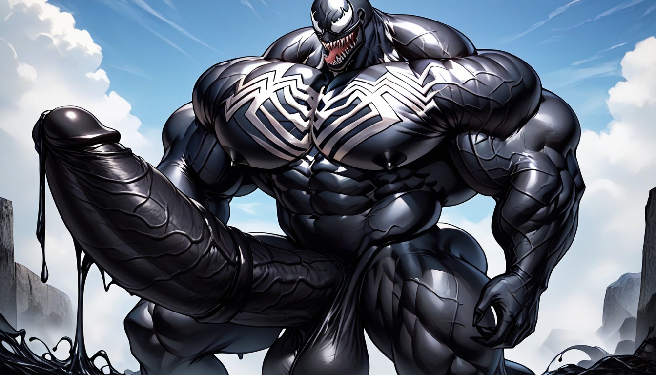 Testicles, Gigantic Muscles, Cock Bigger Than Leg Porno gay IA