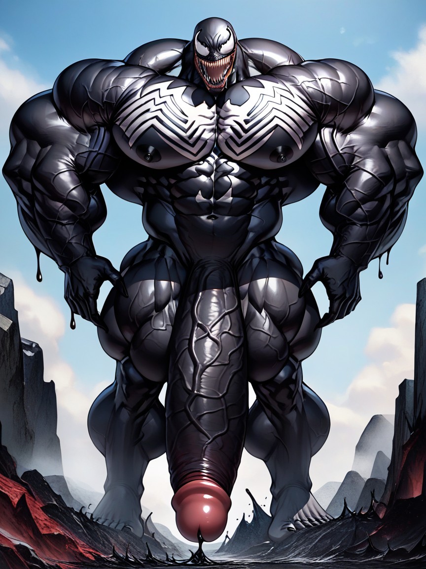 Penis Bigger Then Leg, Black Goo Latex, Massive Cock AI同性戀黃片