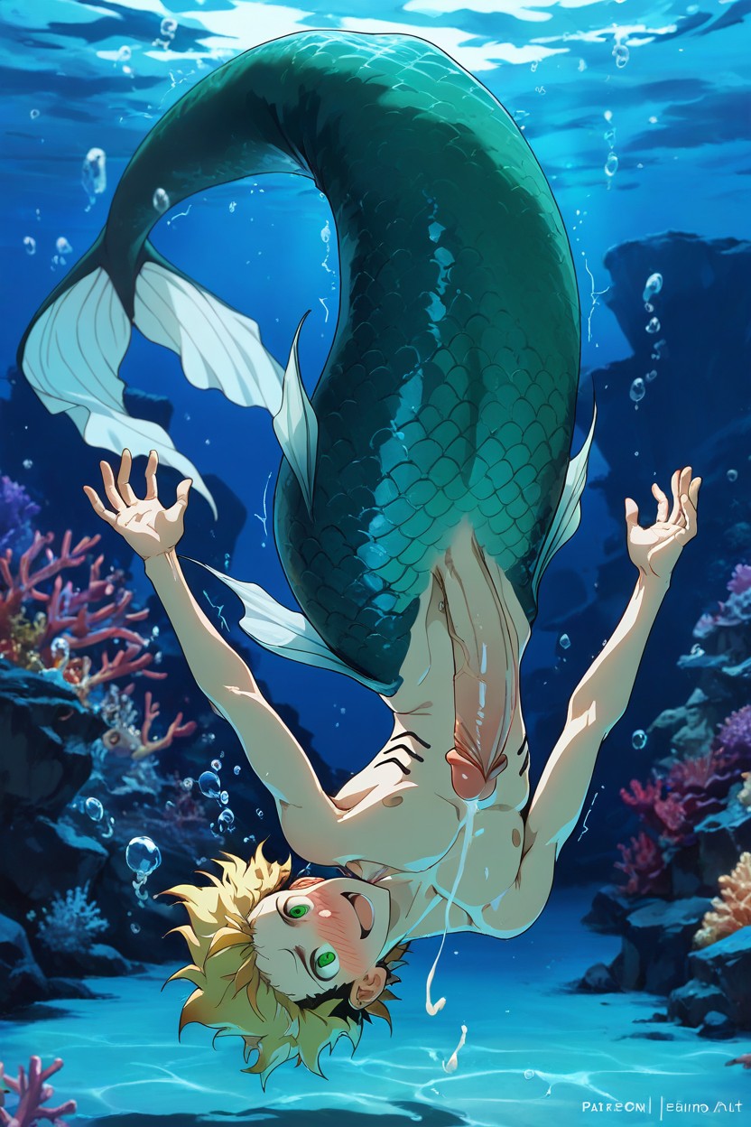Cutesexyrobutts, In The Ocean, Beitemian Art Style AI同性戀黃片