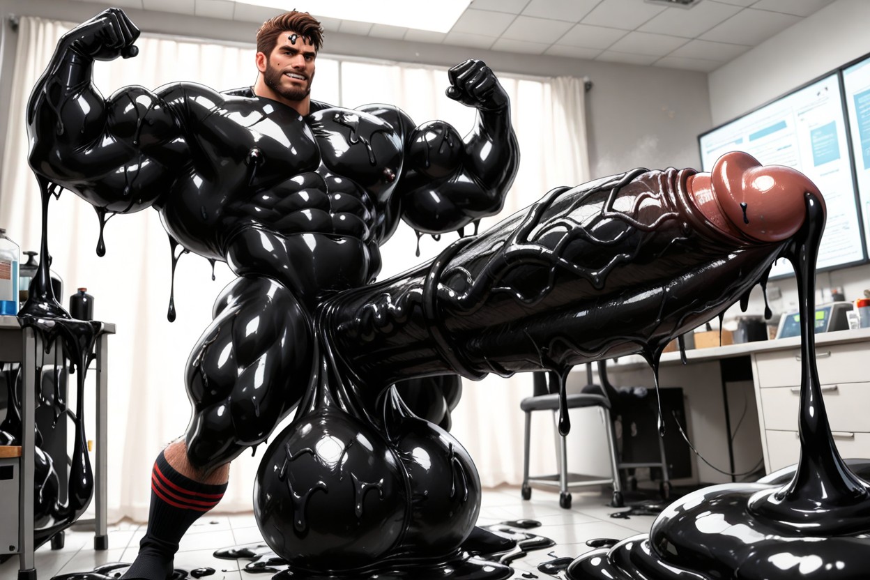 Humongous Penis, Huge Thick Veiny Cock, Perfect Oversized Thick And Extra Long Hyper Dick Porno gay IA