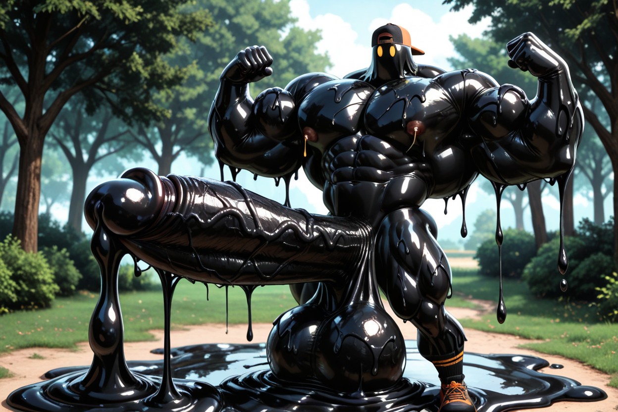 Black Slime On Beard, Impossibly Gigantic Hyper Long And Thick Uncut Cock, Gigantic Growing Uncut Hyper Cock Porno gay IA