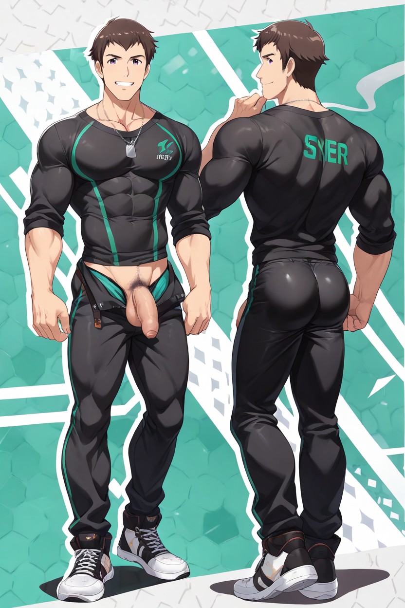 Full Body, Solo, 25+ AI Gay Porn