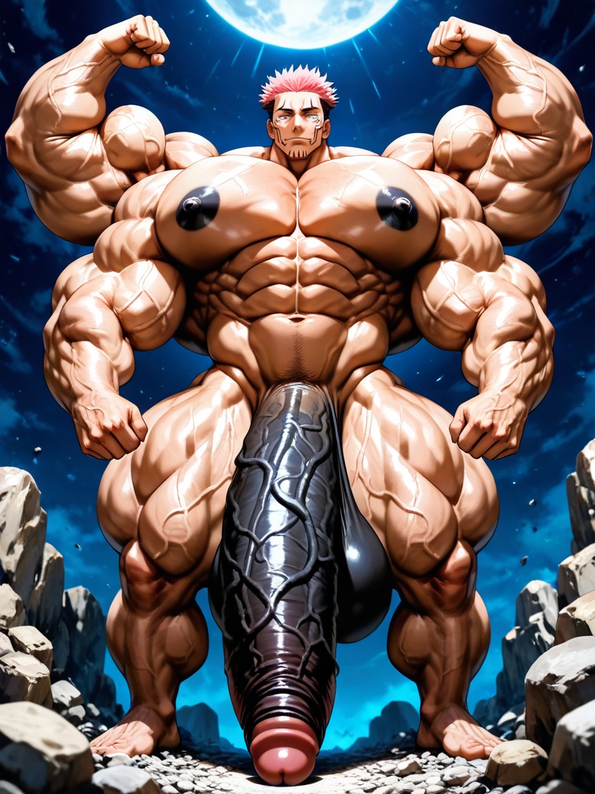 Cock Bigger Than Leg, Penis Bigger Then Leg, Tall Muscular Physique Porno gay IA