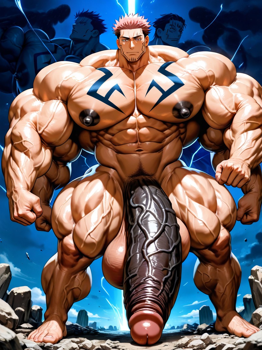 Colossal Muscularity, Erect Up Penis, Hyper Nipples Porno gay IA