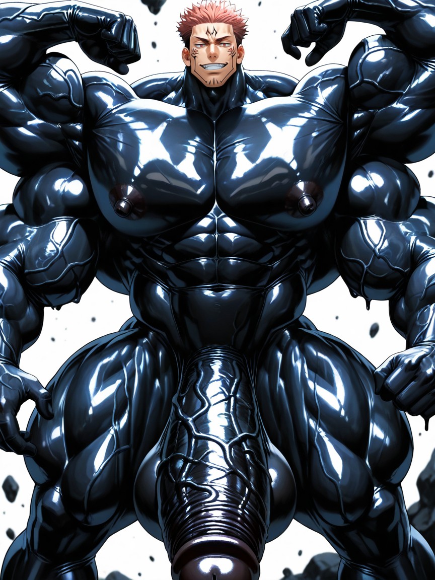 Bodybuilders, Masculine, No Tits AI Gay Porn