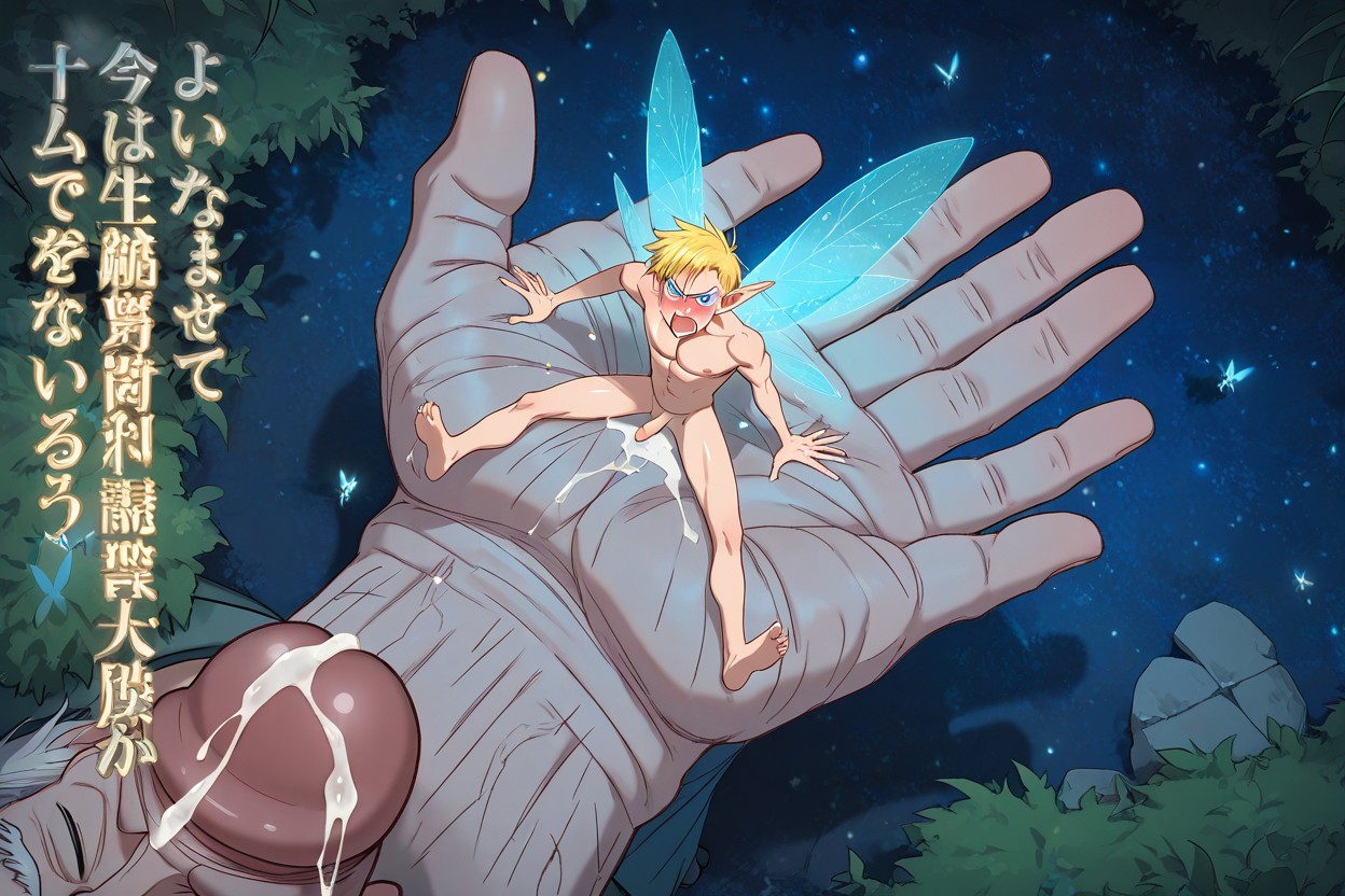 Fairy Fuckboy, Fairy Fuckboy Has An Erection, Blue Eyes AI Gay Porn