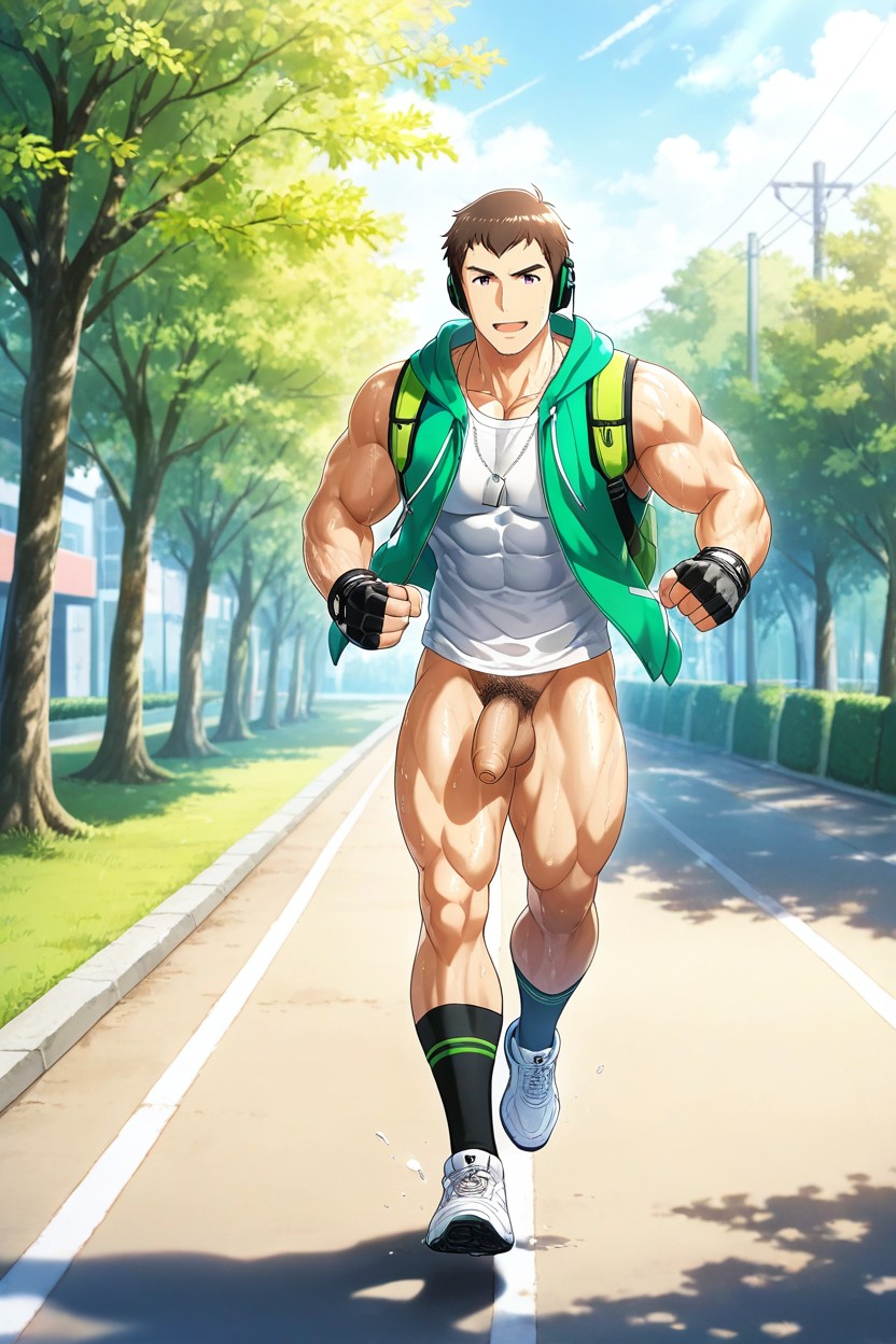 Foreskin, Socks, Cute AI Gay Porn