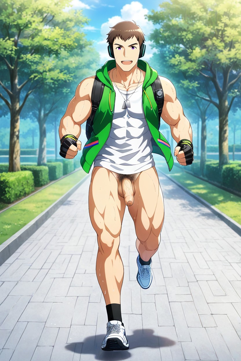 Compact Green Backpack, Outdoors, Medium Ass AI Gay Porn
