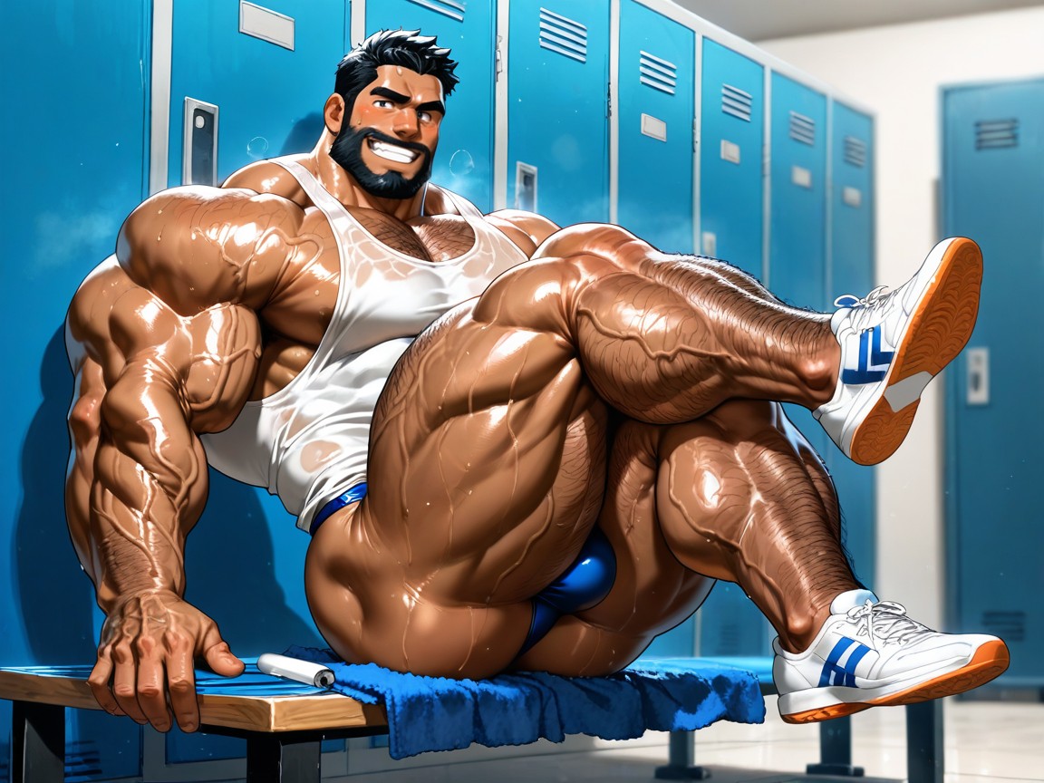 Hairy Forearms, Veiny Muscles, Muscular Body Porno gay IA