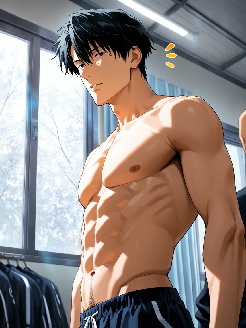 Japanese, Upper Body, Medium Ass AI Gay Porn