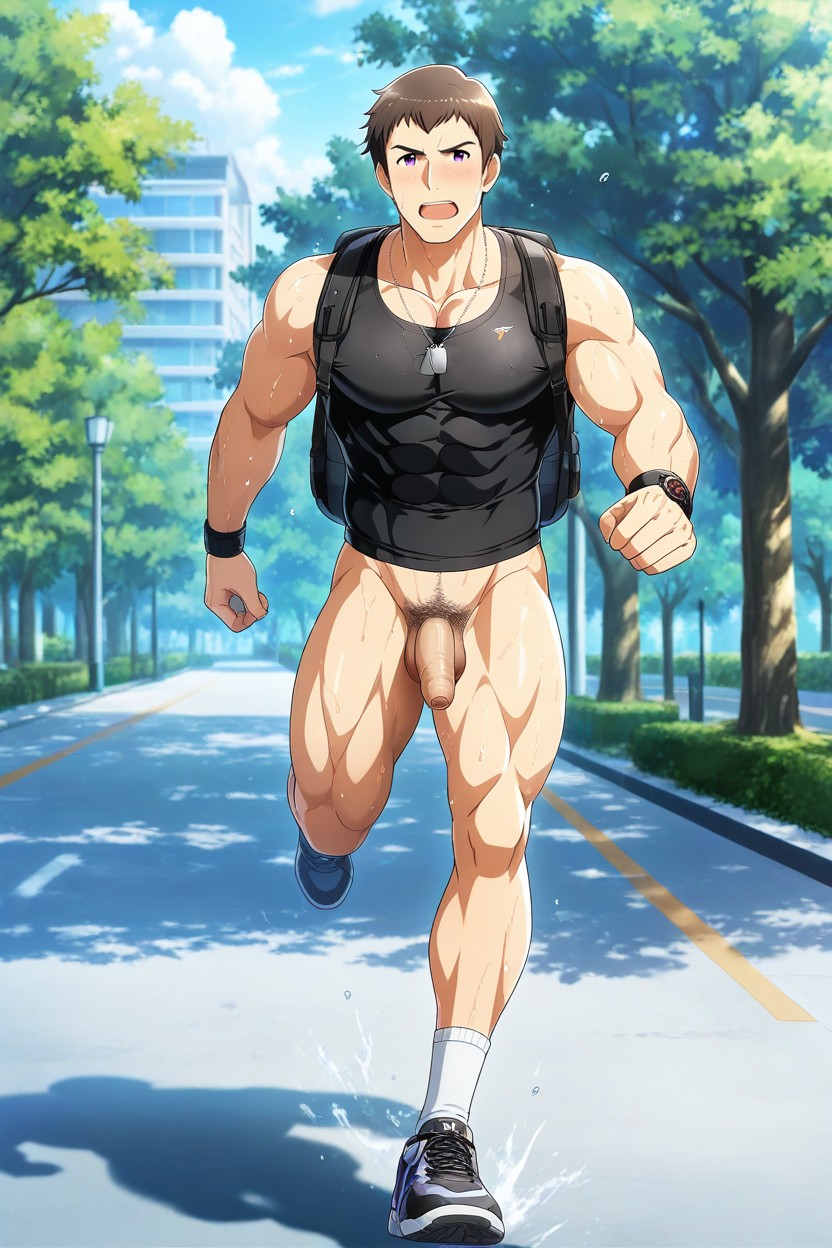 Naked Lower Body, 25+, Medium AI Gay Porn