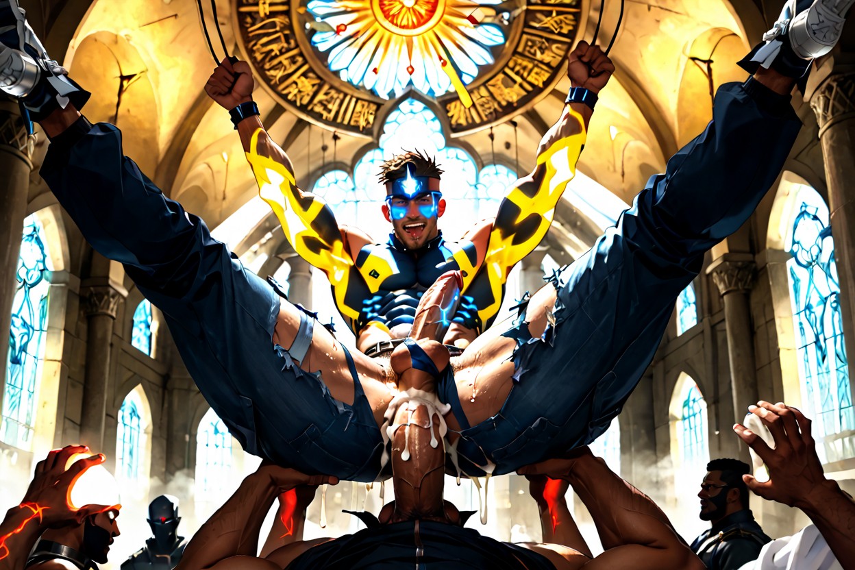 Multiple, No Women, Piledriver AI Gay Porn