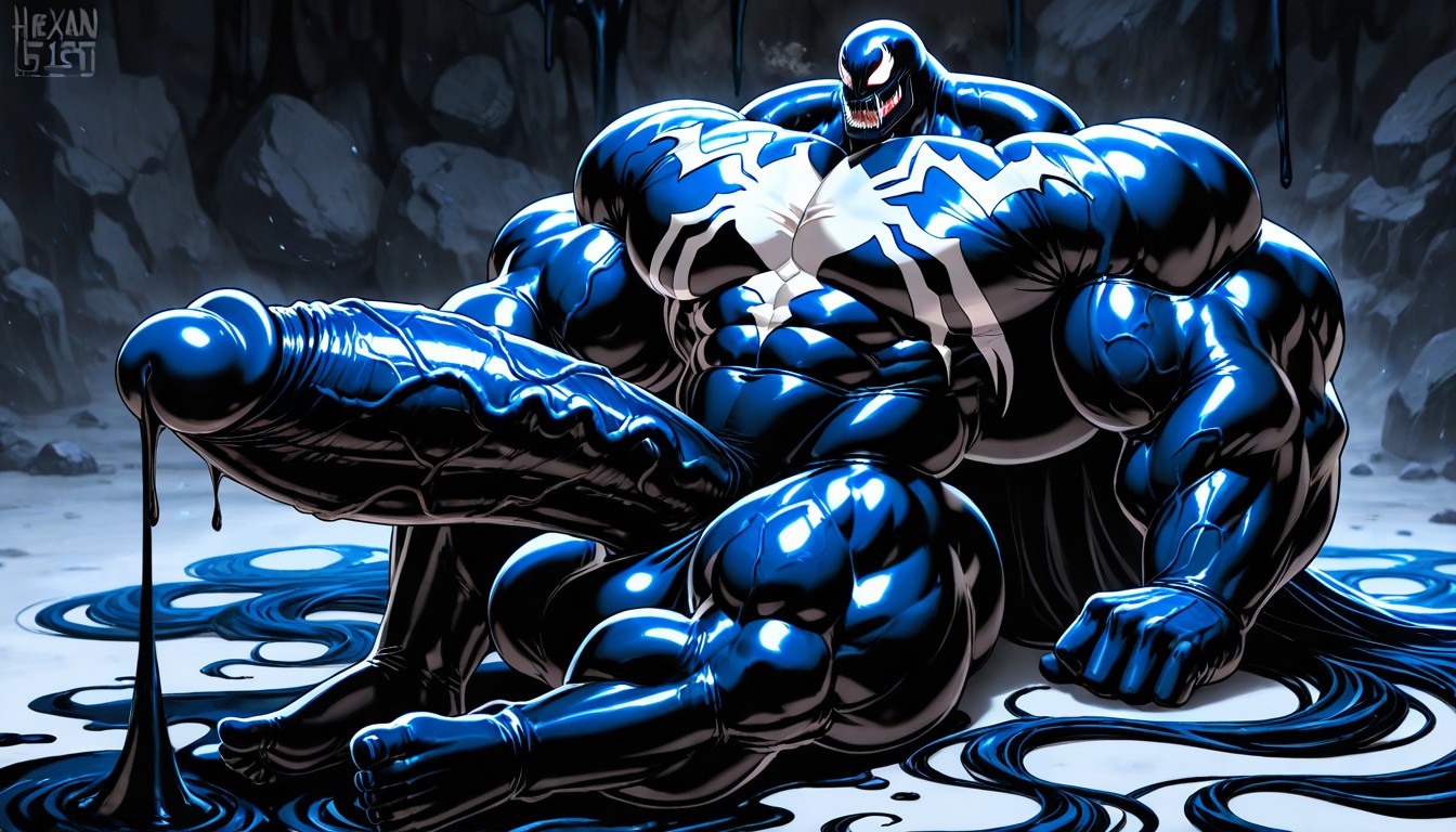 Ultimate Venom, Black Goo On Skin, Venom Symbiote AI Gay Porn