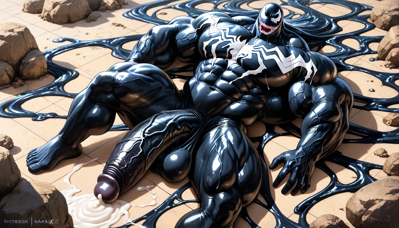 Venom, Hyper Macro, Hyper Chest Porno gay IA