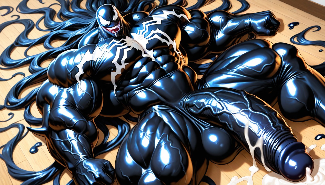 Venom Is Rubbing His Penis, Ultimate Venom, Boulder Shoulders Porno gay IA