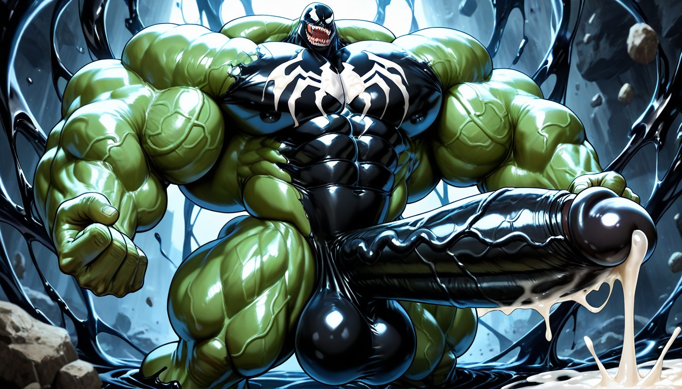 Häxan Art Style, God Physique, Hyper Macro AI Gay Porn