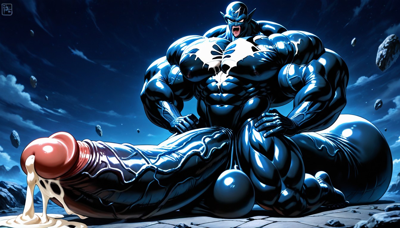 Big Muscles, Boulder Shoulders, Hyper Macro AI Gay Porn